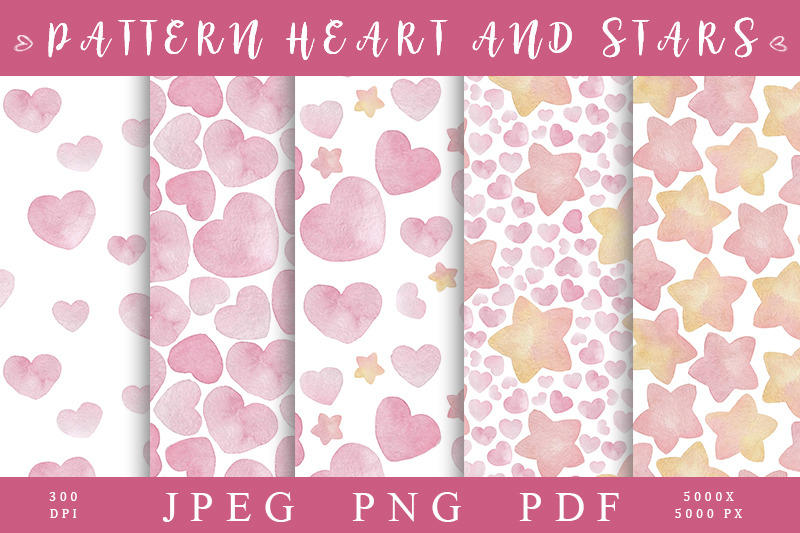pattern-heart-and-stars
