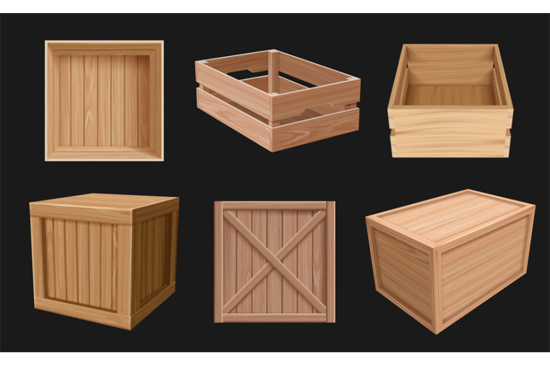 wooden-containers-3d-boxes-for-fragile-products-empty-packages-variou