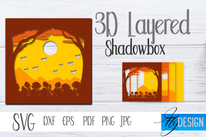 3d-layered-honey-bee-multilayered-shadowbox-bee-lightbox-1