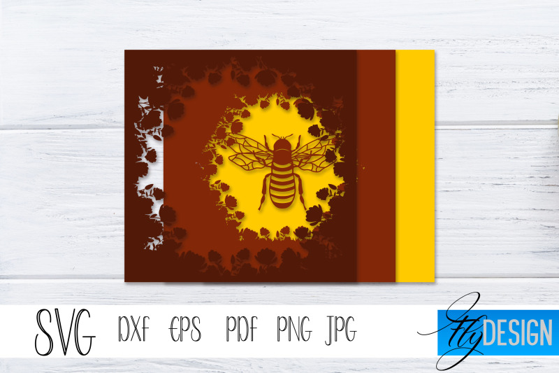 3d-layered-honey-bee-bee-svg-shadowbox-svg-cut-file-v-2