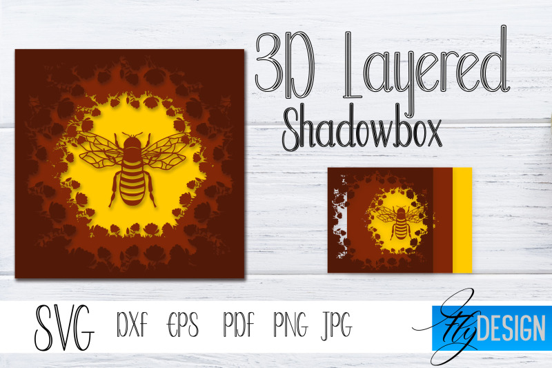 3d-layered-honey-bee-bee-svg-shadowbox-svg-cut-file-v-2