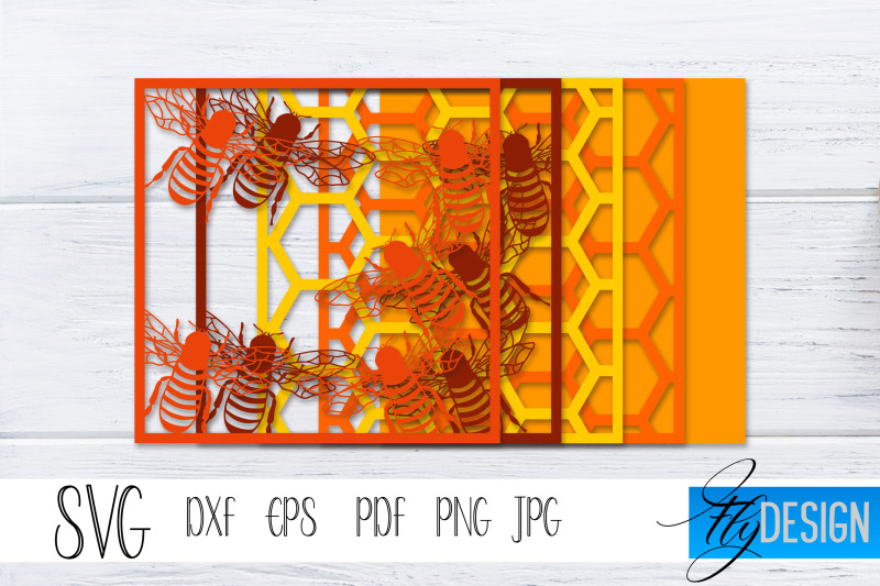 3d-layered-honey-bee-bee-svg-shadowbox-svg-cut-file-v-3