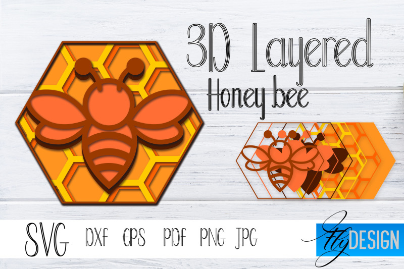 3d-layered-honey-bee-bee-svg-multilayered-svg-cut-file-v-1