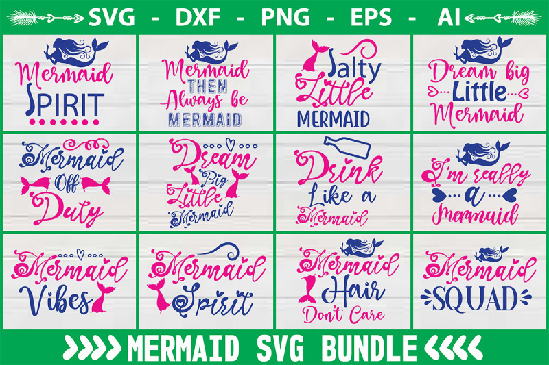 mermaid-svg-bundle