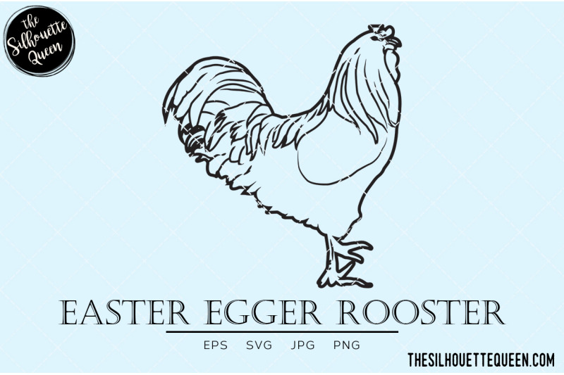 easter-egger-rooster-vector