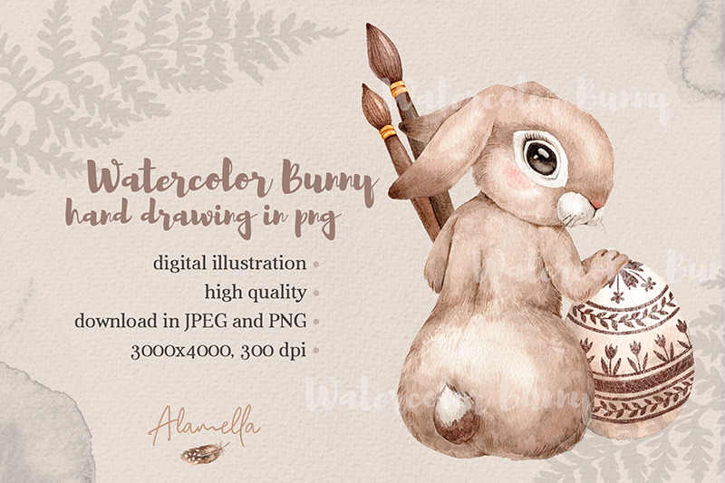 cute-bunny-animal-rabbit-painting-easter-egg