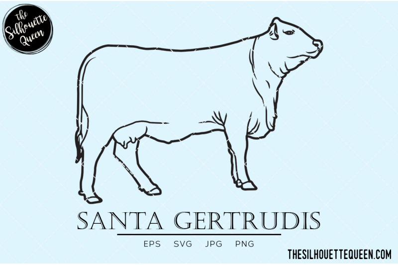 santa-gertrudis-vector