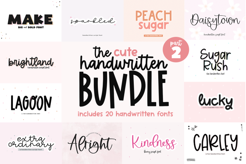 cute-handwritten-font-bundle-part-2-20-fonts-for-crafters