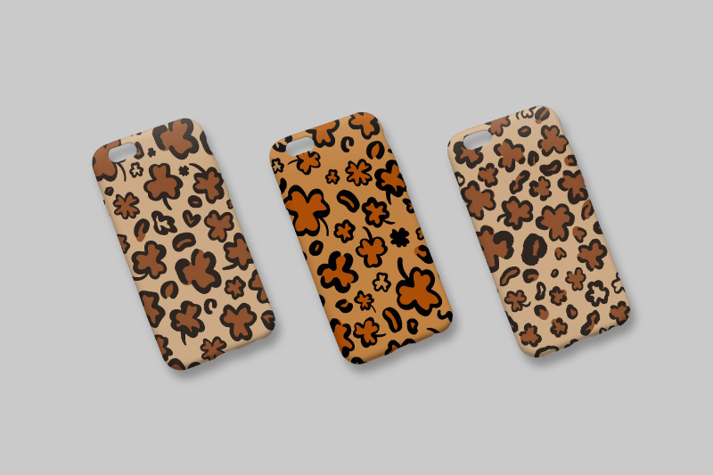 st-patricks-day-leopard-digital-paper-shamrock-pattern