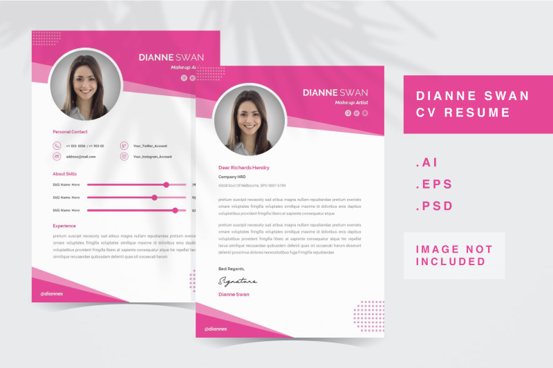 dianne-swan-cv-resume-template