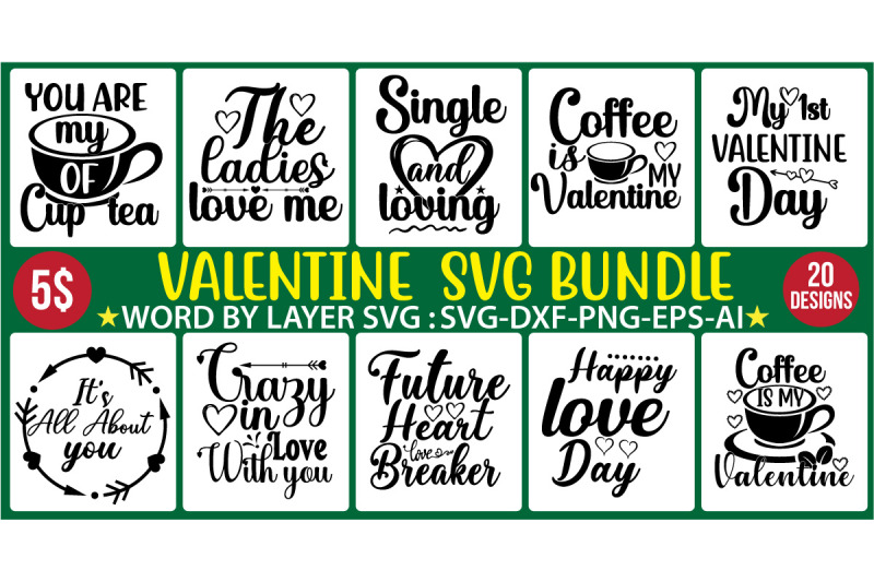 valentine-svg-bundle