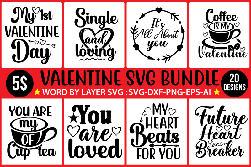 valentine-svg-bundle