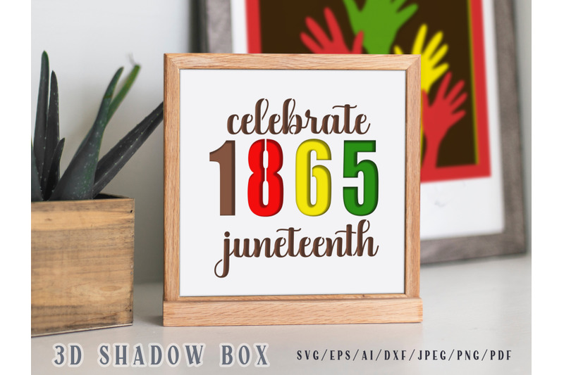 juneteenth-svg-black-lives-matter-3d-shadow-box-svg