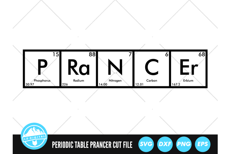 prancer-periodic-table-svg-christmas-cut-file