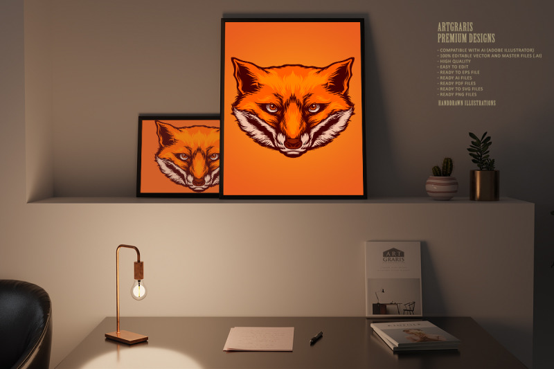 head-foxy-sport-mascot-logo-illustrations