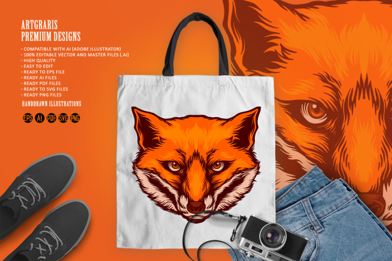 head-foxy-sport-mascot-logo-illustrations