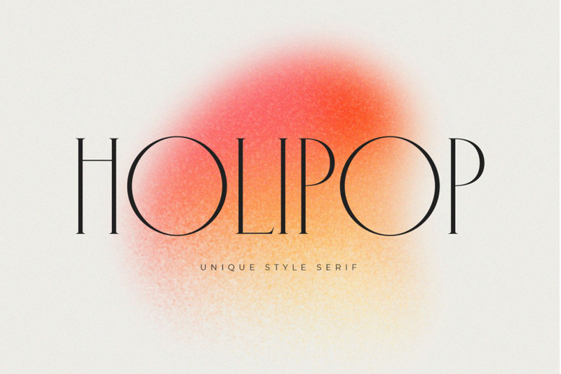 holipop-modern-serif-font