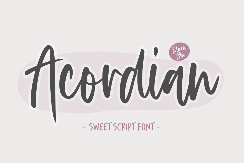 acordian-sweet-script-font