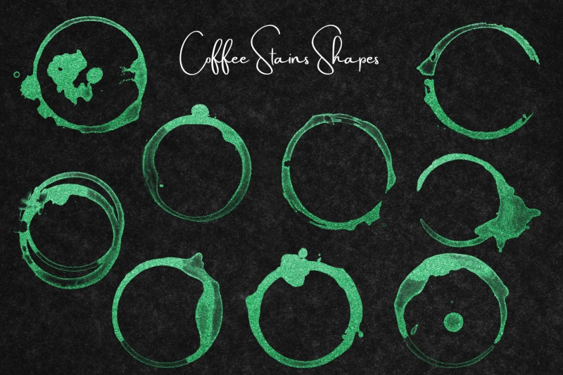 green-stains-clipart-collection