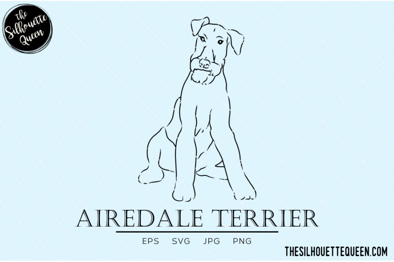 airedale-terrier-sketch