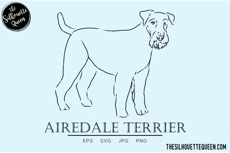 airedale-terrier-sketch