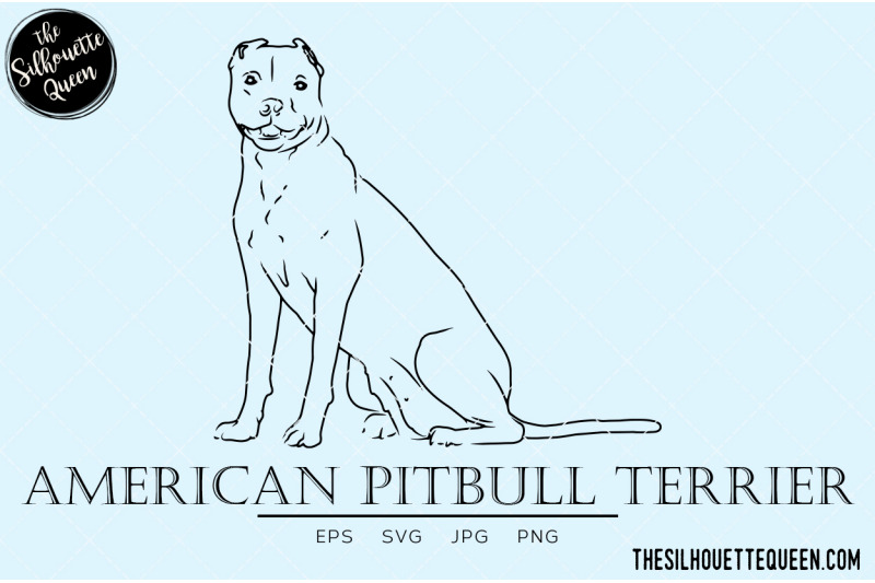 american-pitbull-terrier-sketch