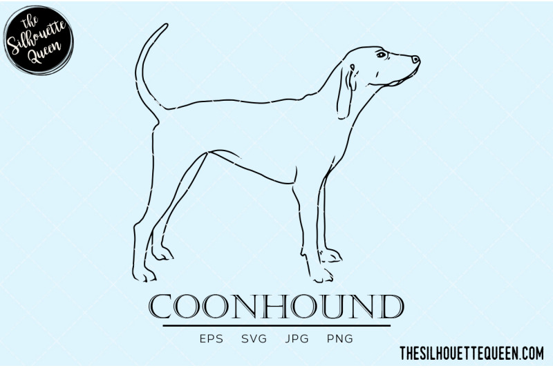 coonhound-sketch