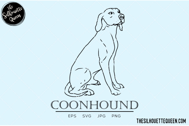 coonhound-sketch