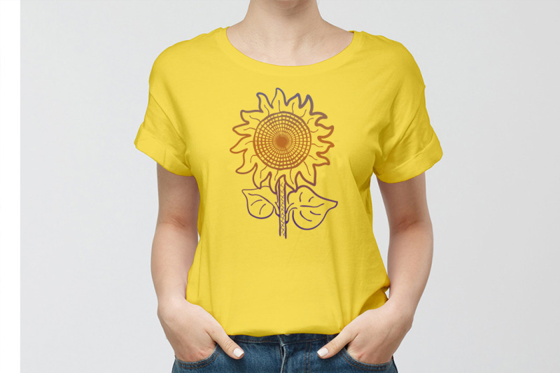 bunch-of-stylized-sunflowers-sublimation-clipart