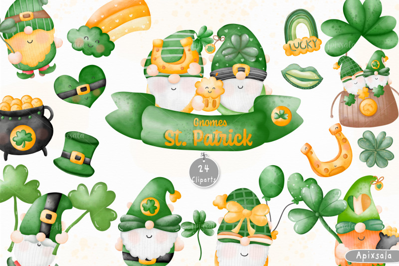 gnome-saint-patrick-039-s-day-watercolor-set