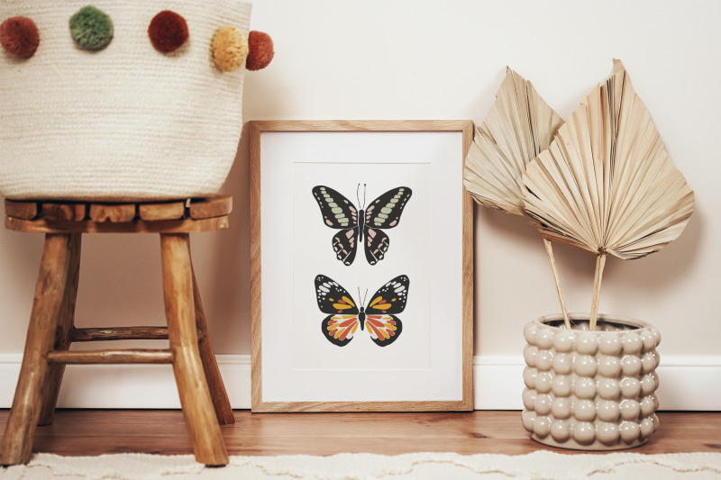 boho-butterflies-clipart-abstract-butterfly-clip-art