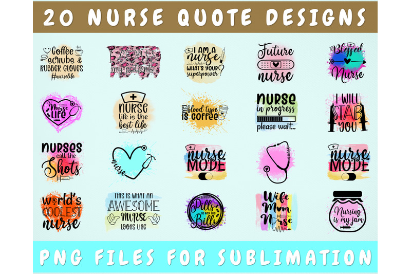 nurse-quote-sublimation-designs-bundle-20-designs-nurse-png-files