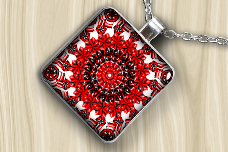 digital-collage-sheet-red-mandalas