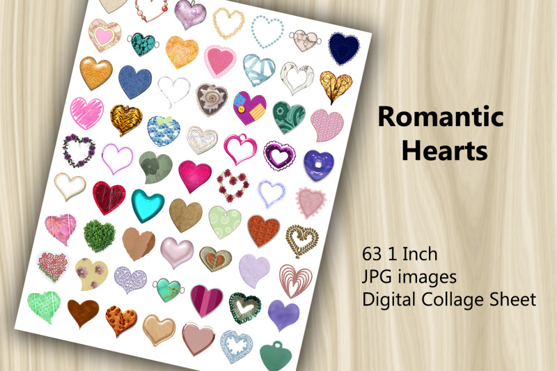 digital-collage-sheet-romantic-hearts