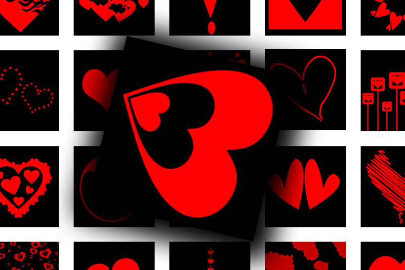 digital-collage-sheet-red-hearts