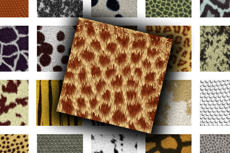 digital-collage-sheet-animal-fur-and-leather