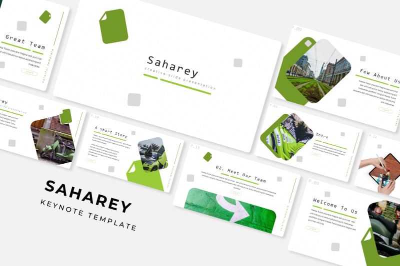 saharey-keynote-template