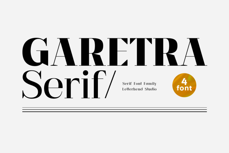 garetra-serif-font-family