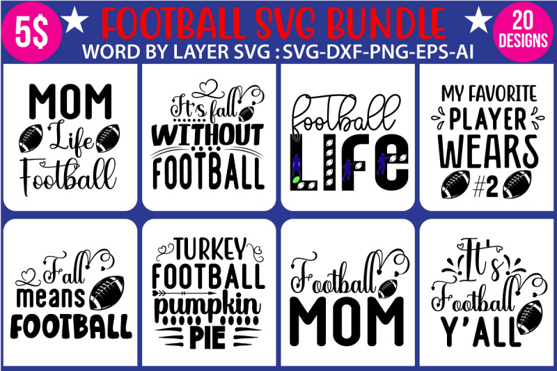 football-svg-bundle