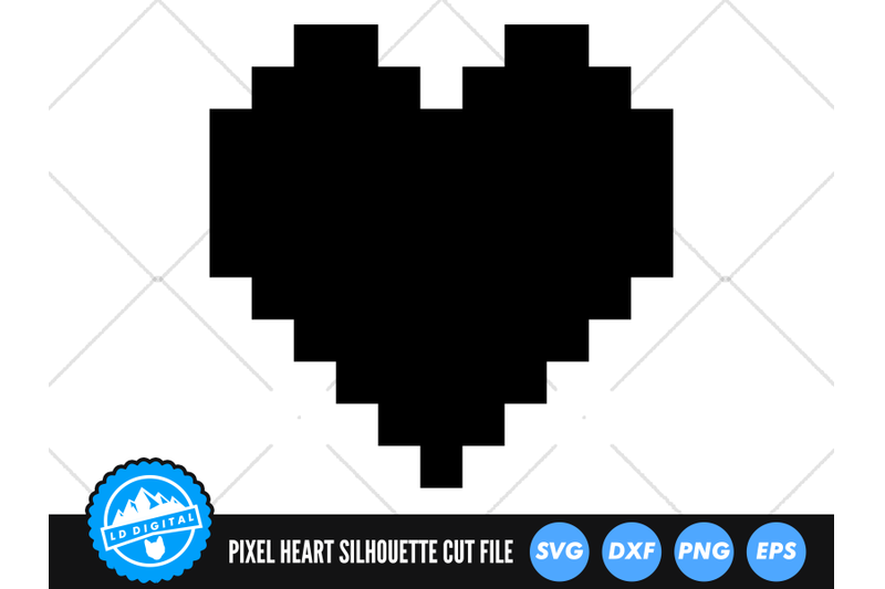 pixel-heart-silhouette-svg-life-hearts-cut-file-retro-gaming-svg