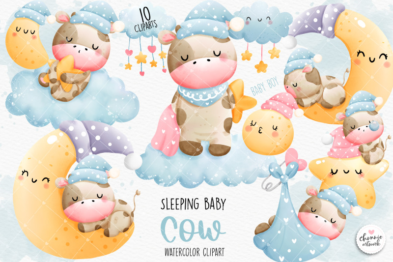 sleeping-baby-cow-clipart-baby-boy-clipart-baby-boy-cow-clipart-bab