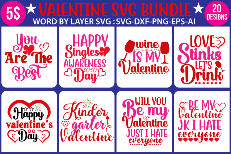 valentine-svg-bundle