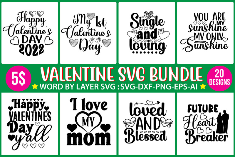 valentine-svg-bundle