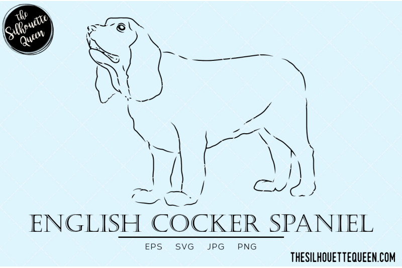 english-cocker-spaniel-sketch