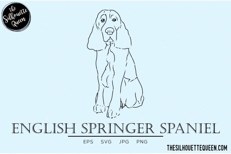 english-springer-spaniel-sketch