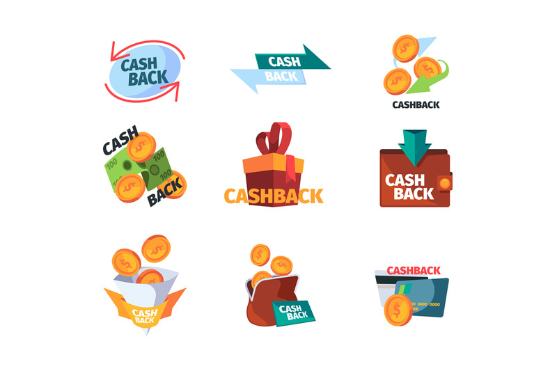 cash-back-logo-promotional-stylized-logotypes-or-geometrical-abstract