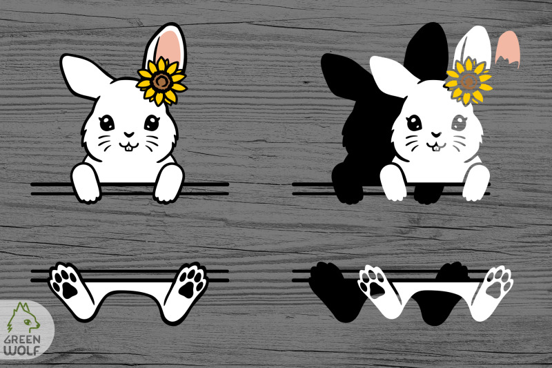 bunny-split-monogram-cute-farm-animals-svg-layered-floral-animals-png