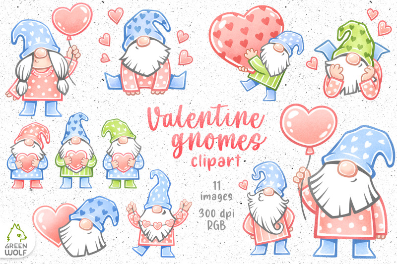 valentine-gnomes-clipart-lovely-watercolor-illustrations-png
