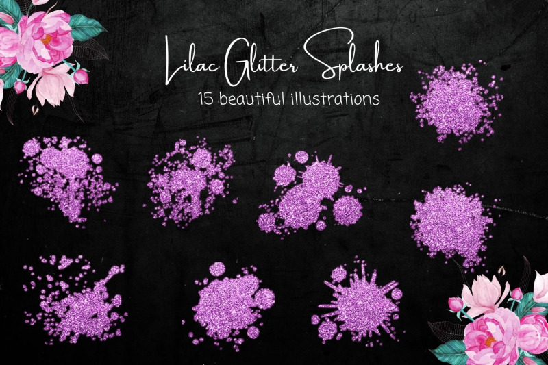 lilac-glitter-splashes-collection