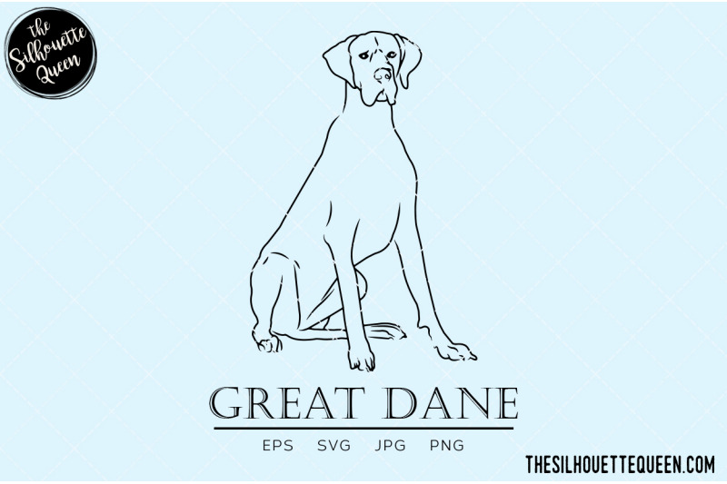 great-dane-sketch